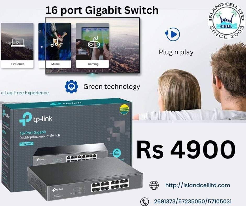 TP-Link 16 Port Gigabit Desktop/Rackmount Switch